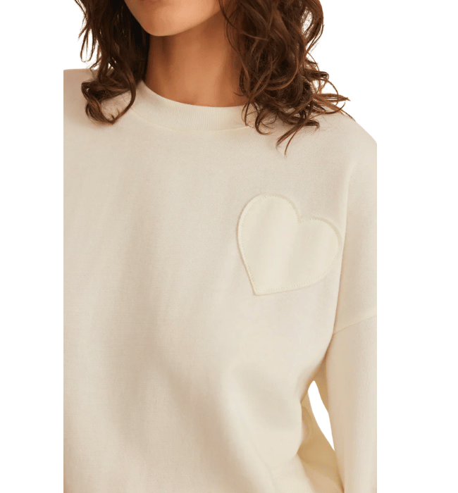 (Z SUPPLY) Heart It Sweatshirt