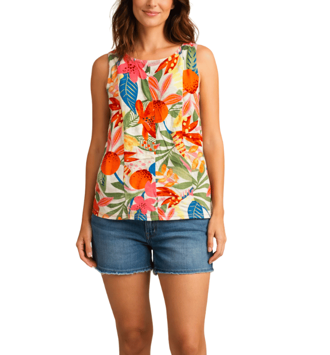 Multi Camryn Flared Top