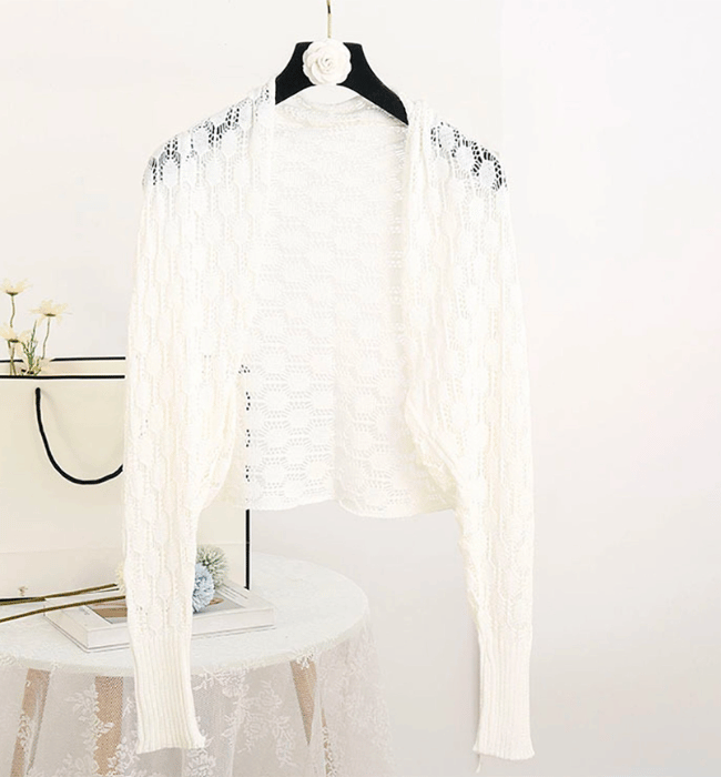 Cali Crochet Knit Shrug