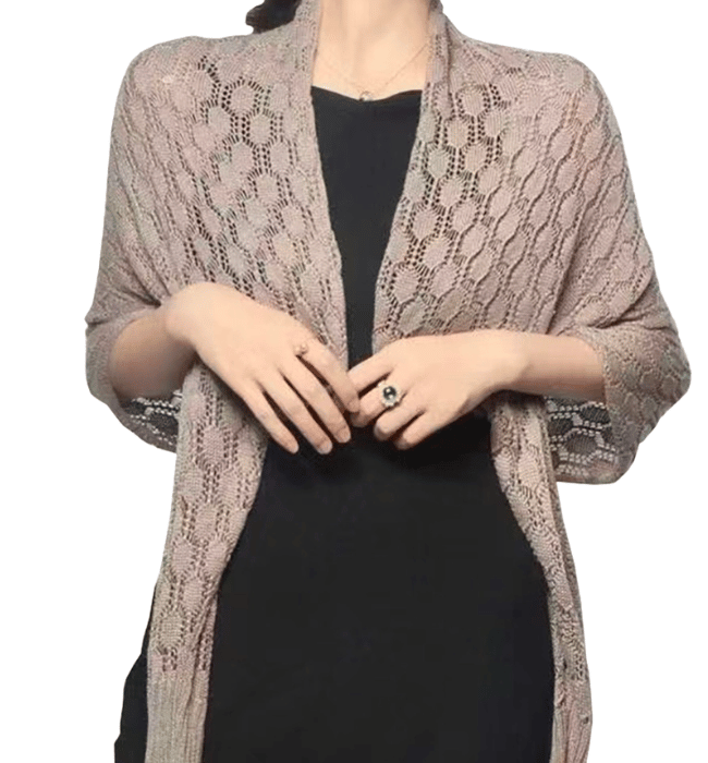 Cali Crochet Knit Shrug