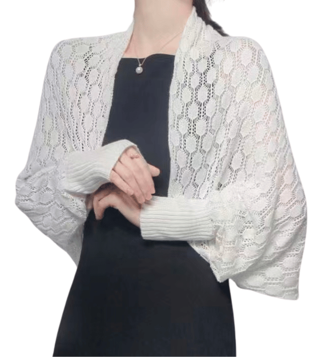 Cali Crochet Knit Shrug