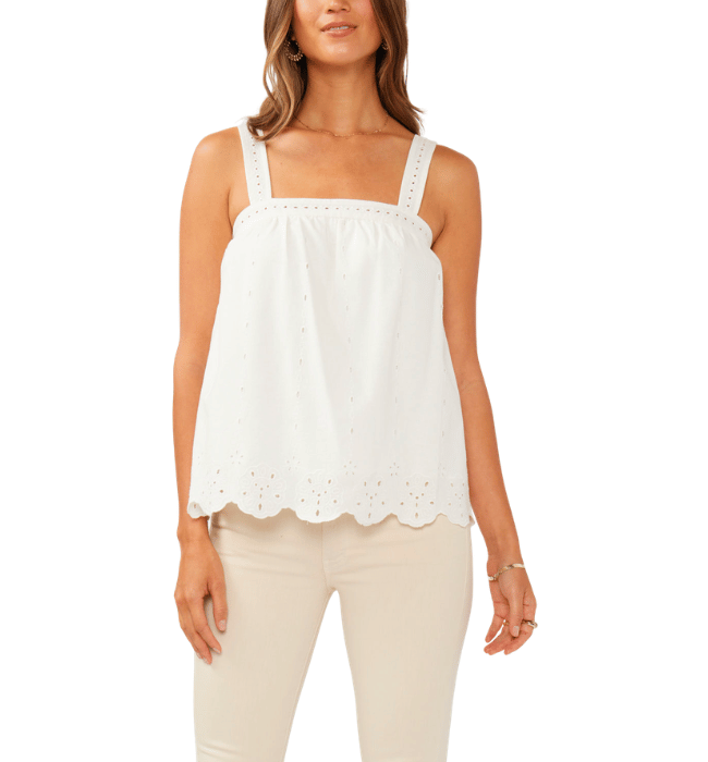 Claudia Embroidered Tank