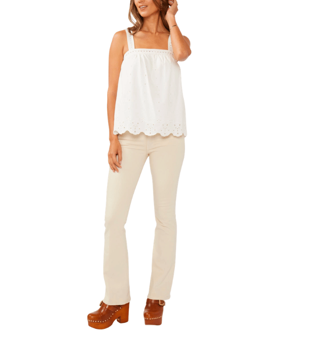 Claudia Embroidered Tank