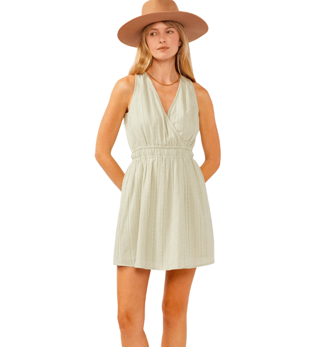 Kayla Surplice Dress
