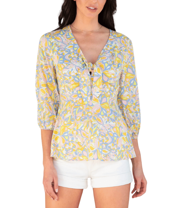 Nova Tie Front Top