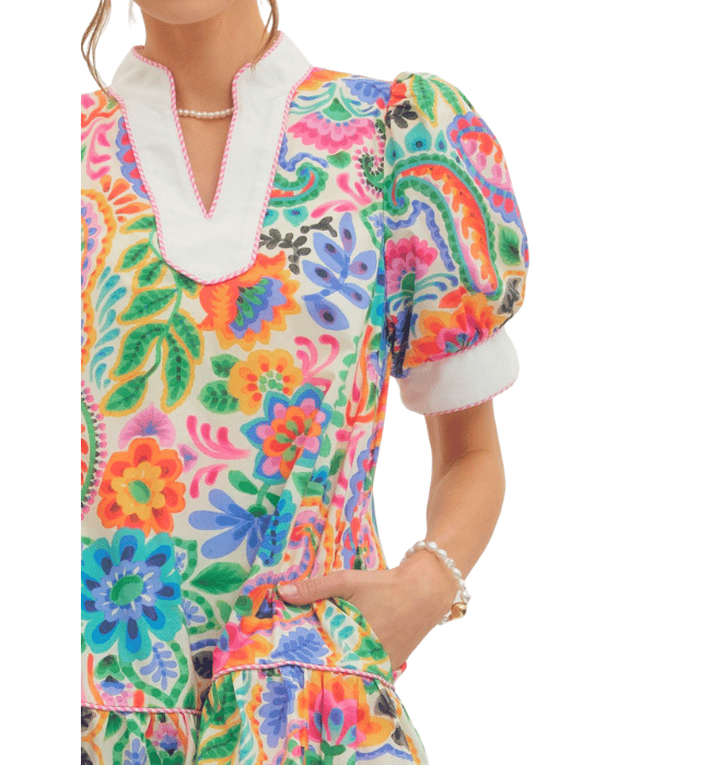 Dalia Vibrant Dress