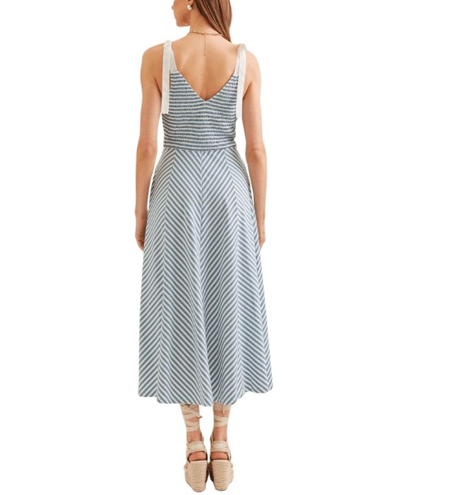 Madi Striped Midi Dress
