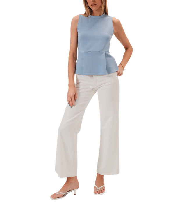 Tali Peplum Top