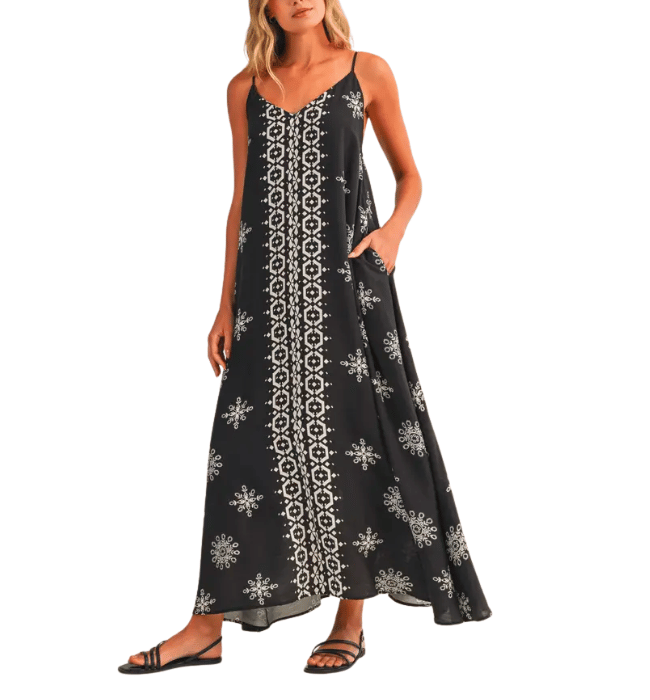 Arlo Border Printed Maxi
