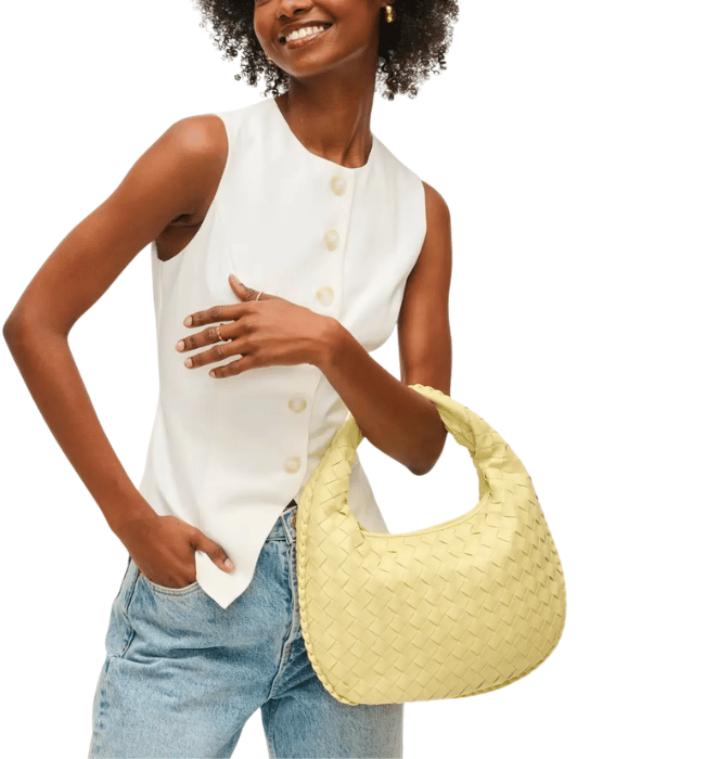 Wendy Woven Shoulder Bag