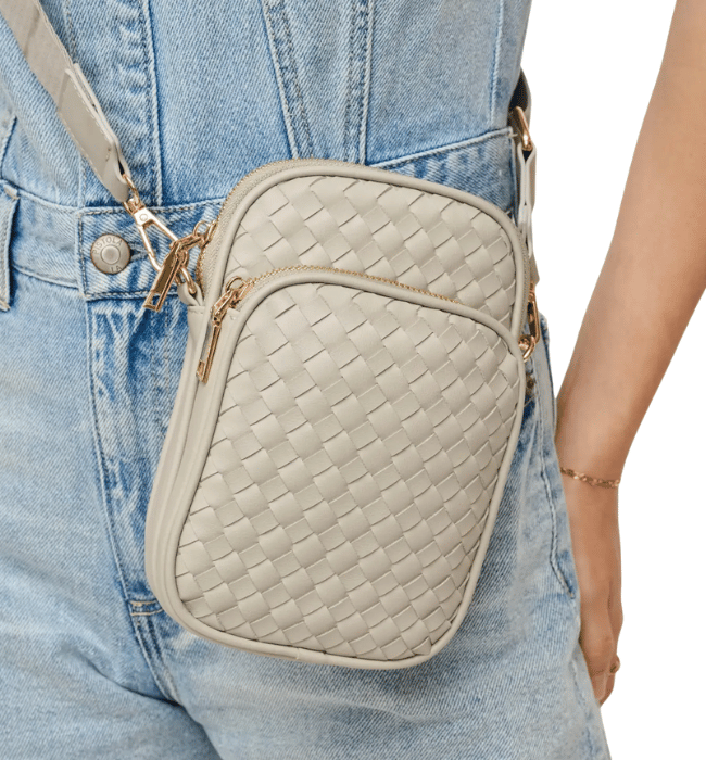 Celeste Woven Multi Compartment Crossbody