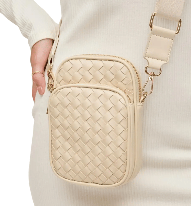 Celeste Woven Multi Compartment Crossbody