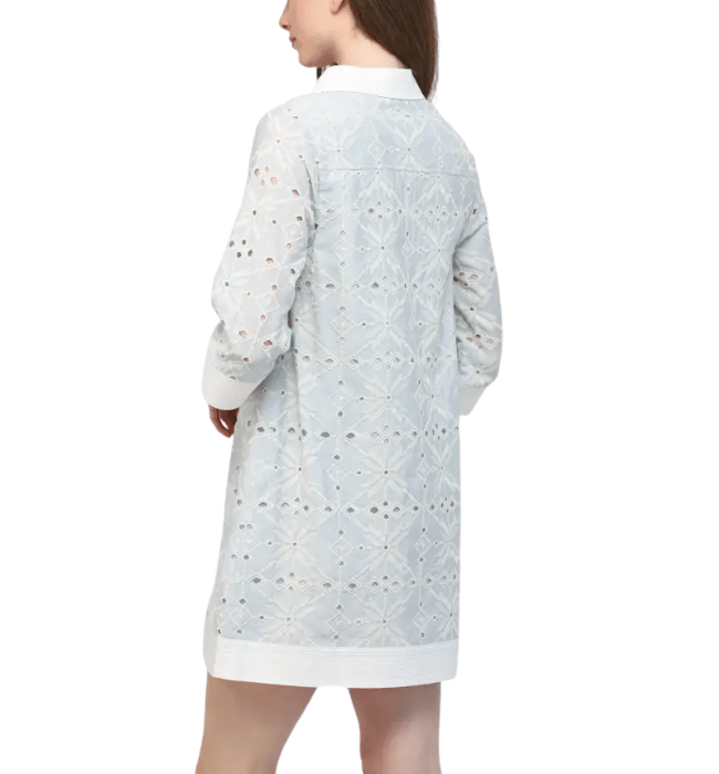 Madin Eyelet Lace Shift Dress