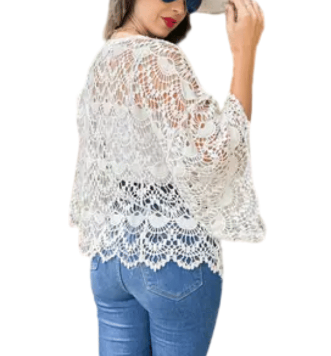 Unique Boho Crochet Cardigan
