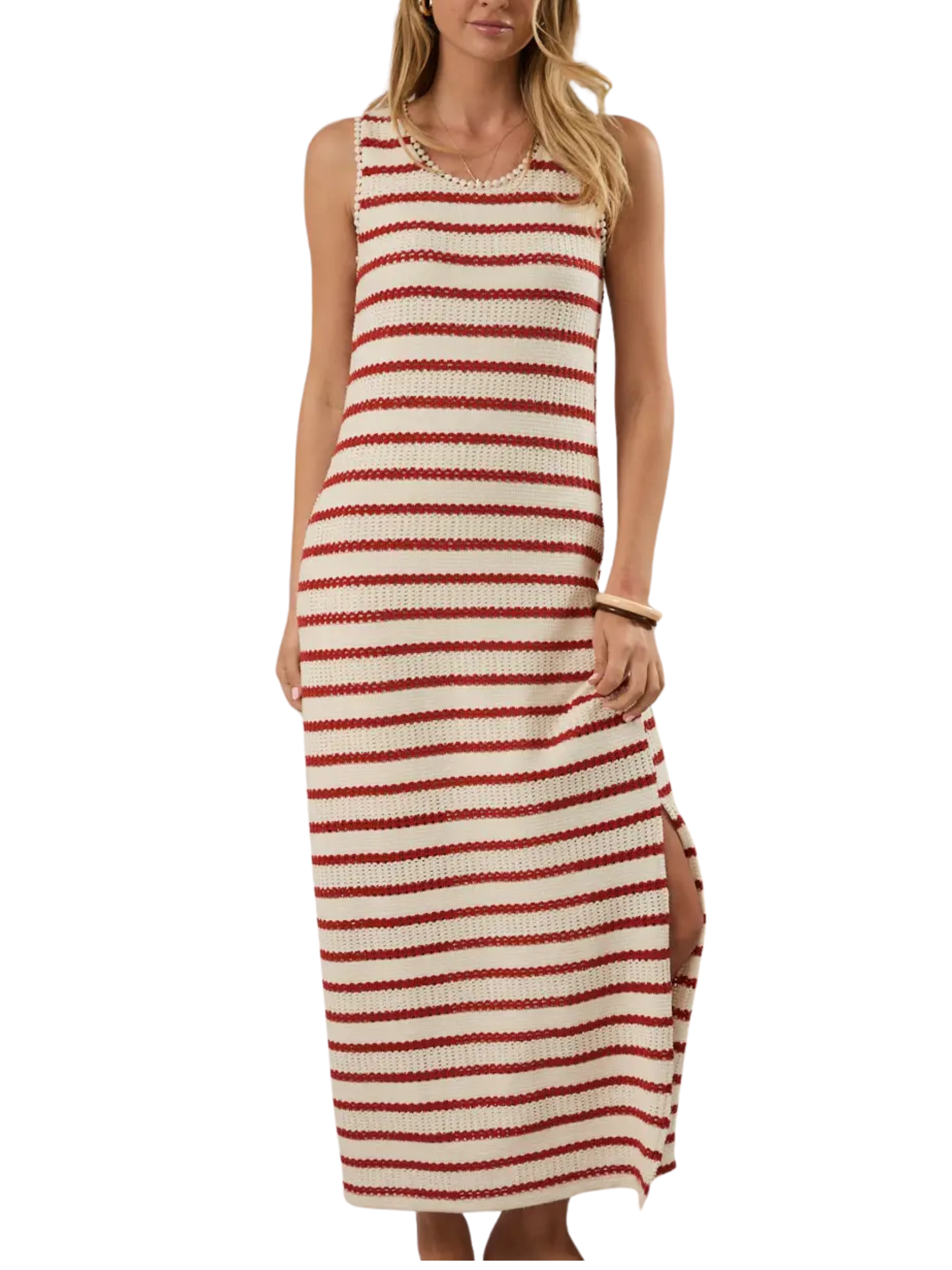 Taniqua Stripe Maxi Dress