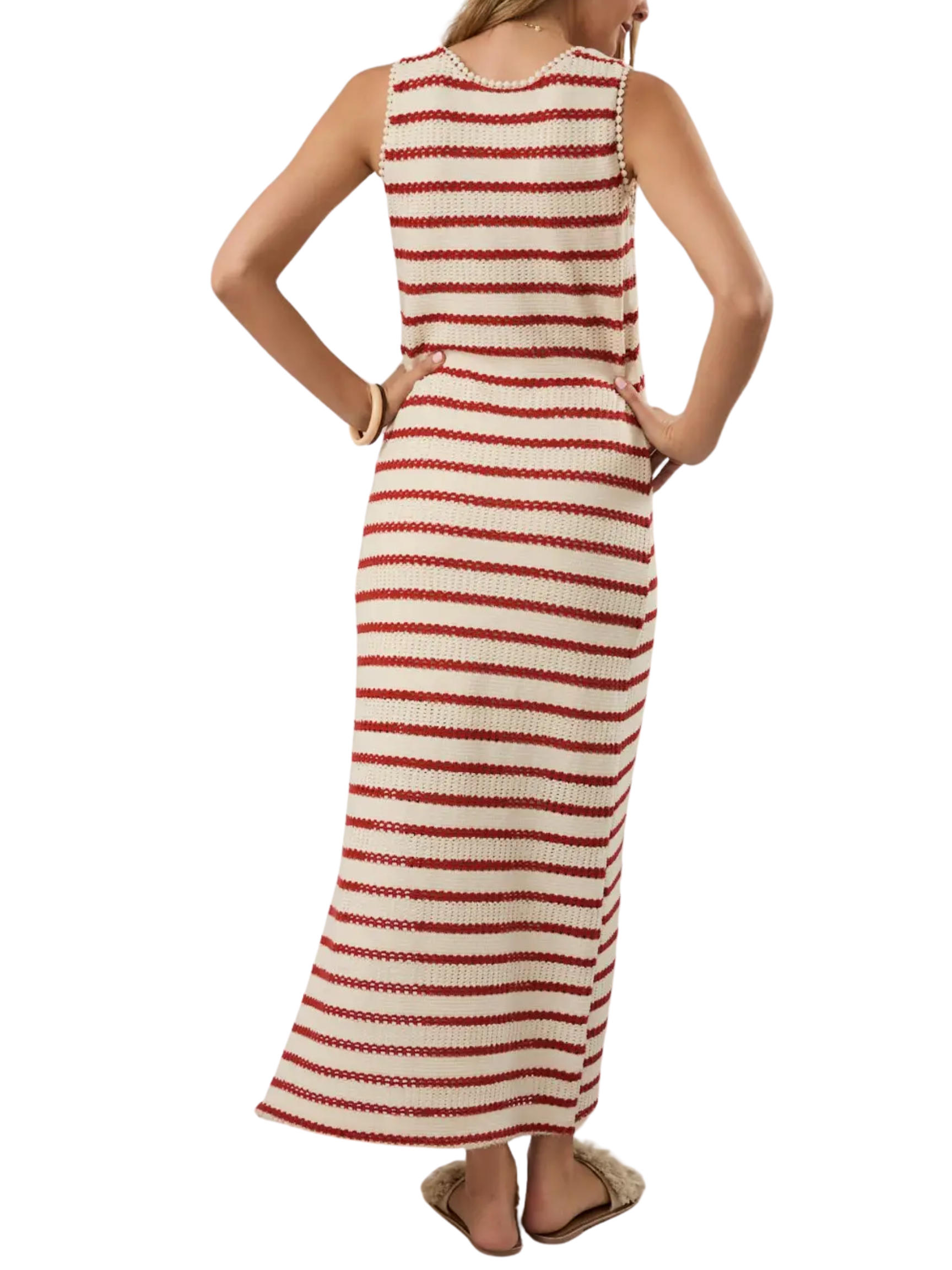 Taniqua Stripe Maxi Dress