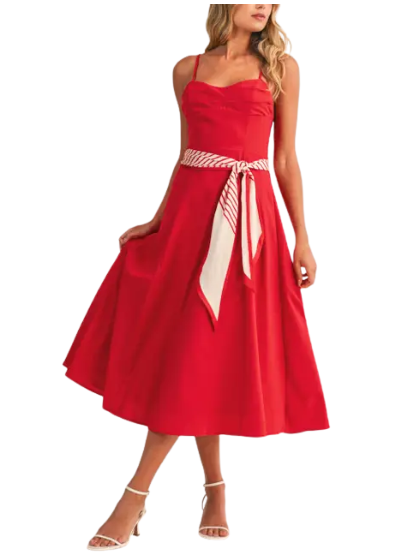 Charity Sweetheart Midi Dress