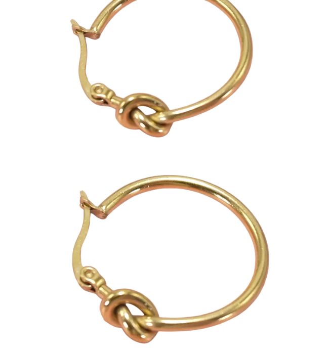 18K Stainless Steel Waterproof Tarnish free Hoops