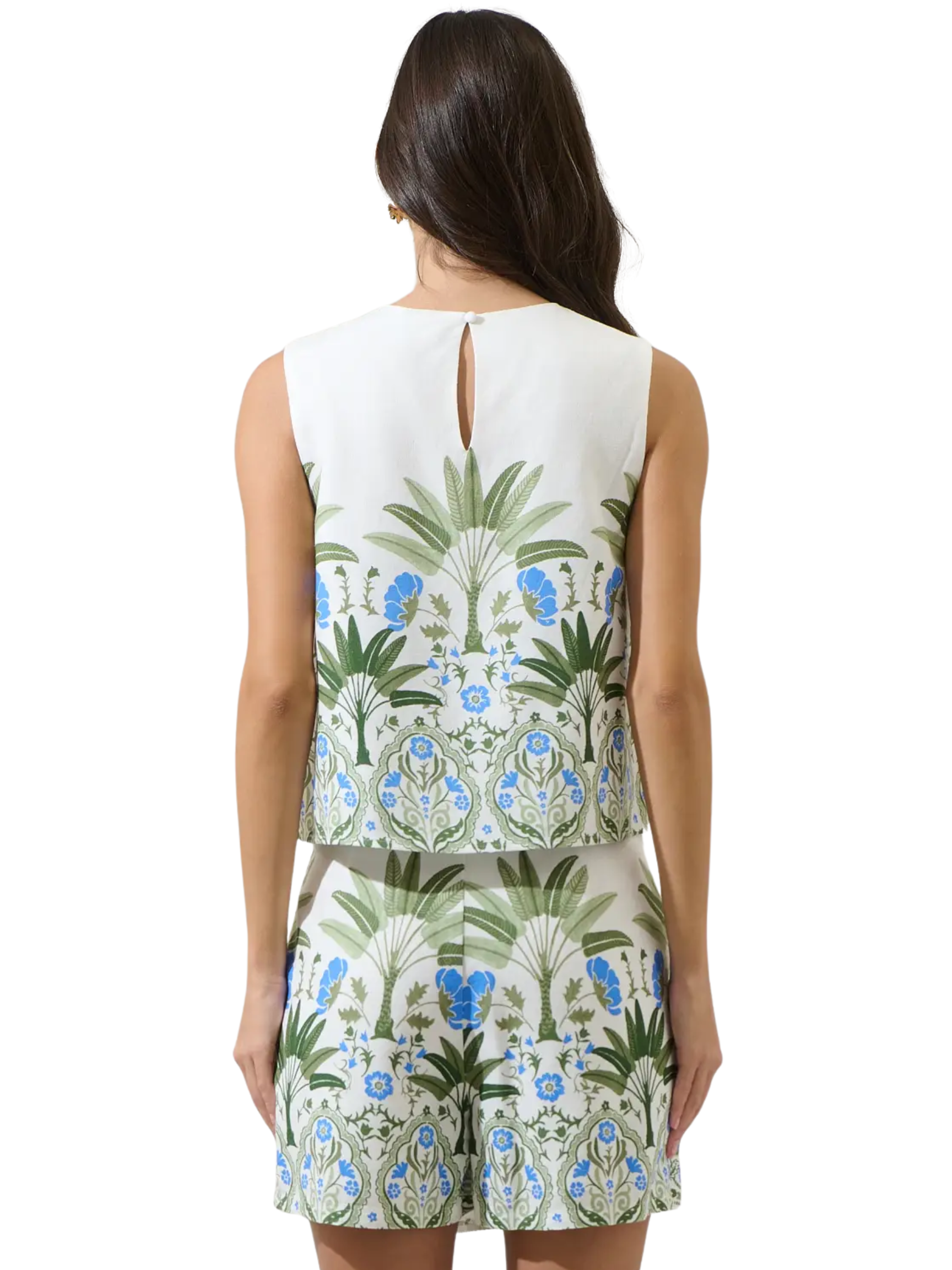 Senara Floral Tank