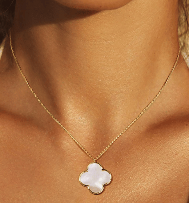 Mother of Pearl Pendant Necklace