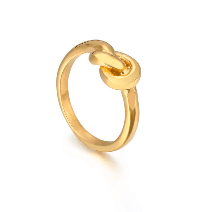 Gold Infinity Knot Ring