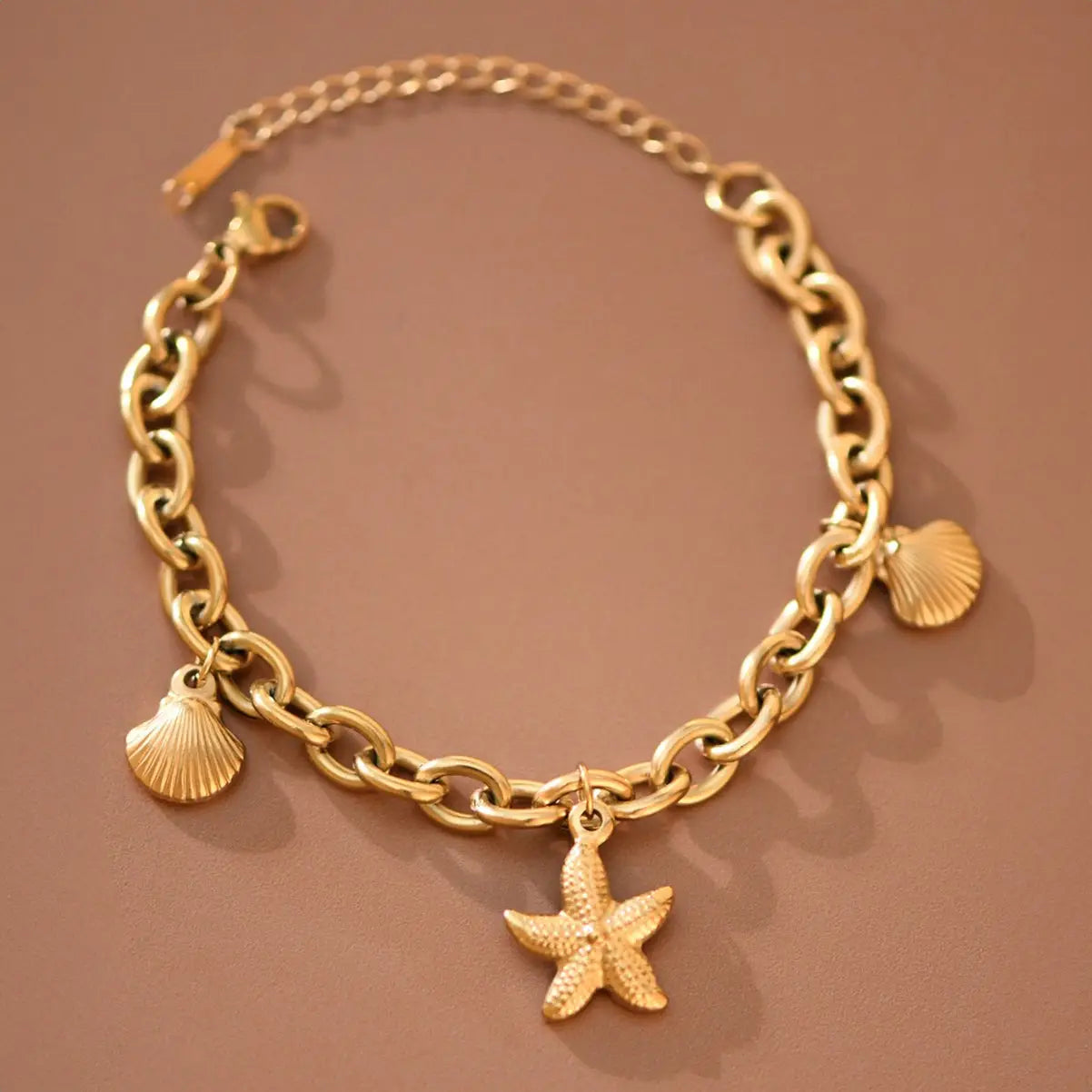 Seashell Charm Bracelet