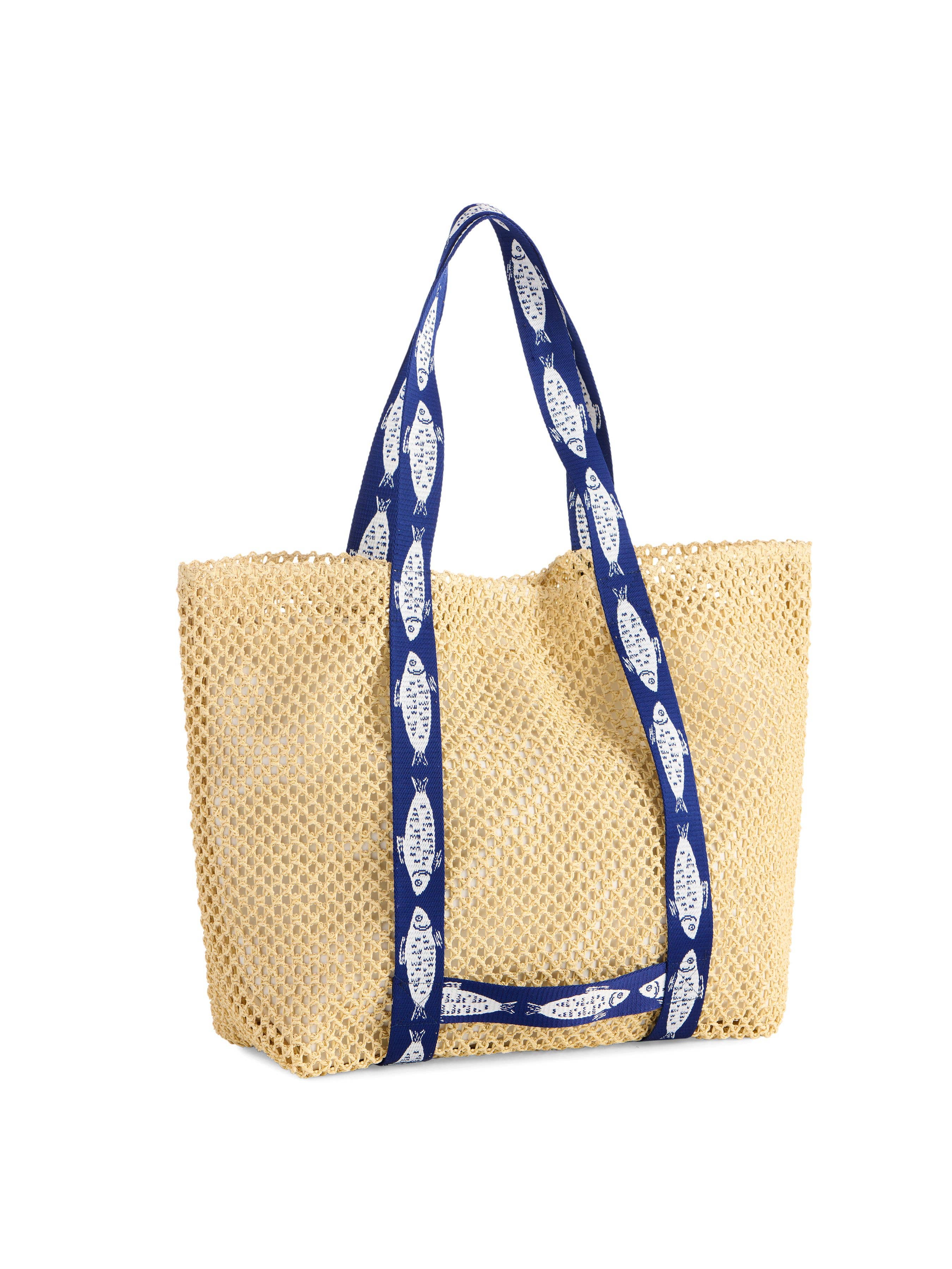 Fisher Hat + Tote Set Navy
