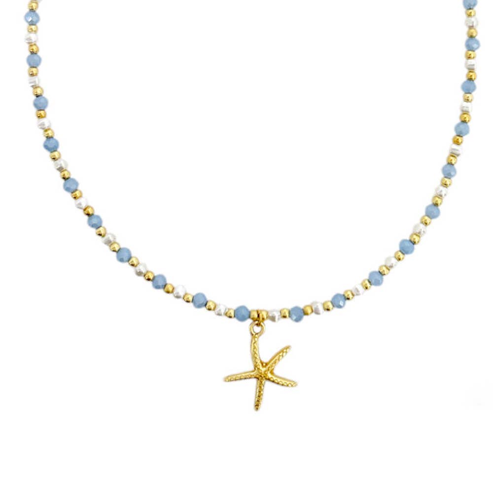 Pearl Starfish Necklace