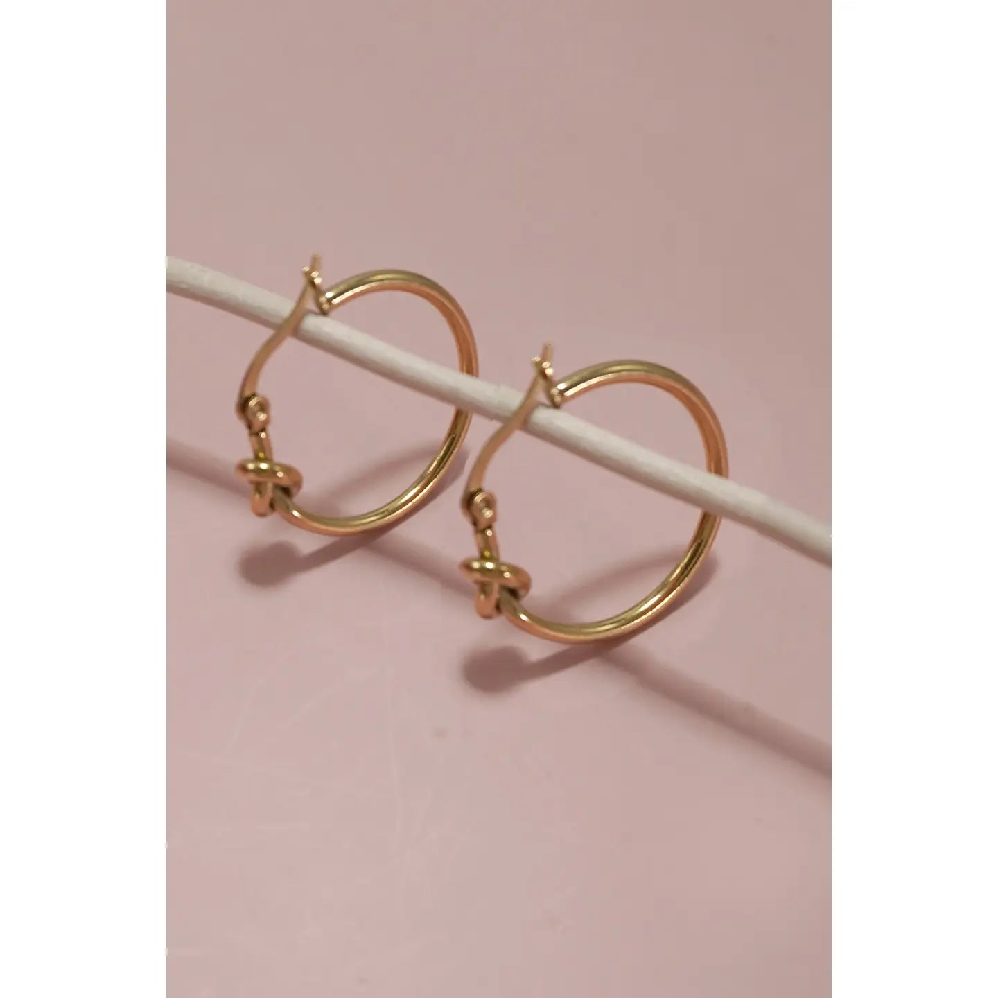 18K Stainless Steel Waterproof Tarnish free Hoops