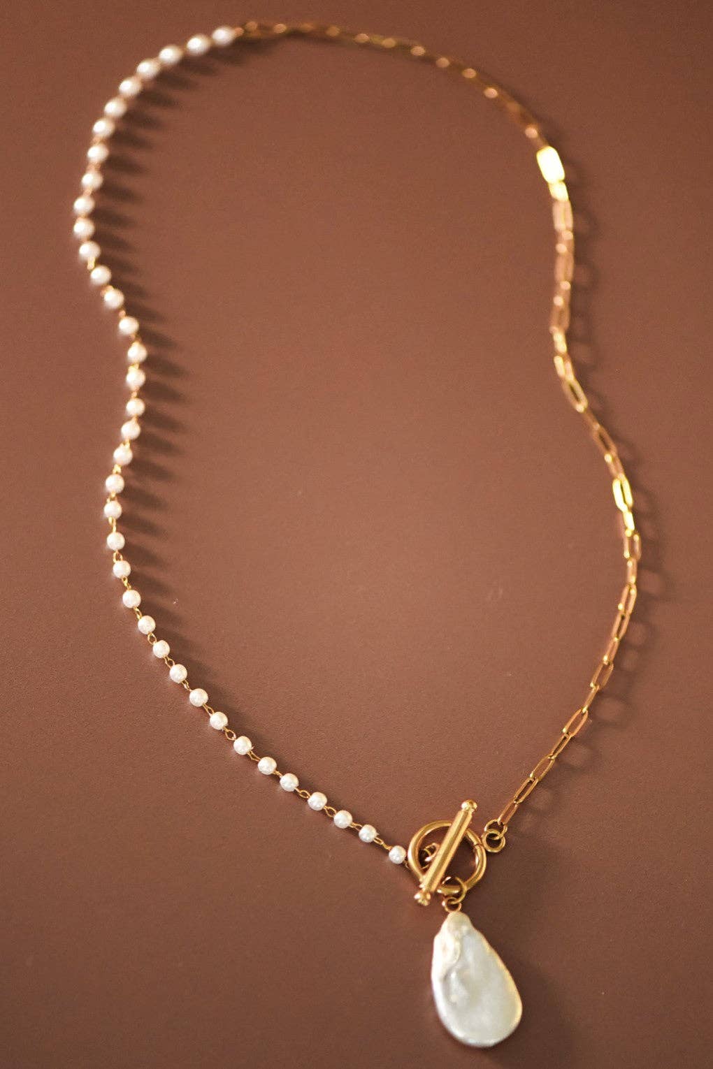 18K Gold Plated Waterproof Stainless Steel Chain Necklace