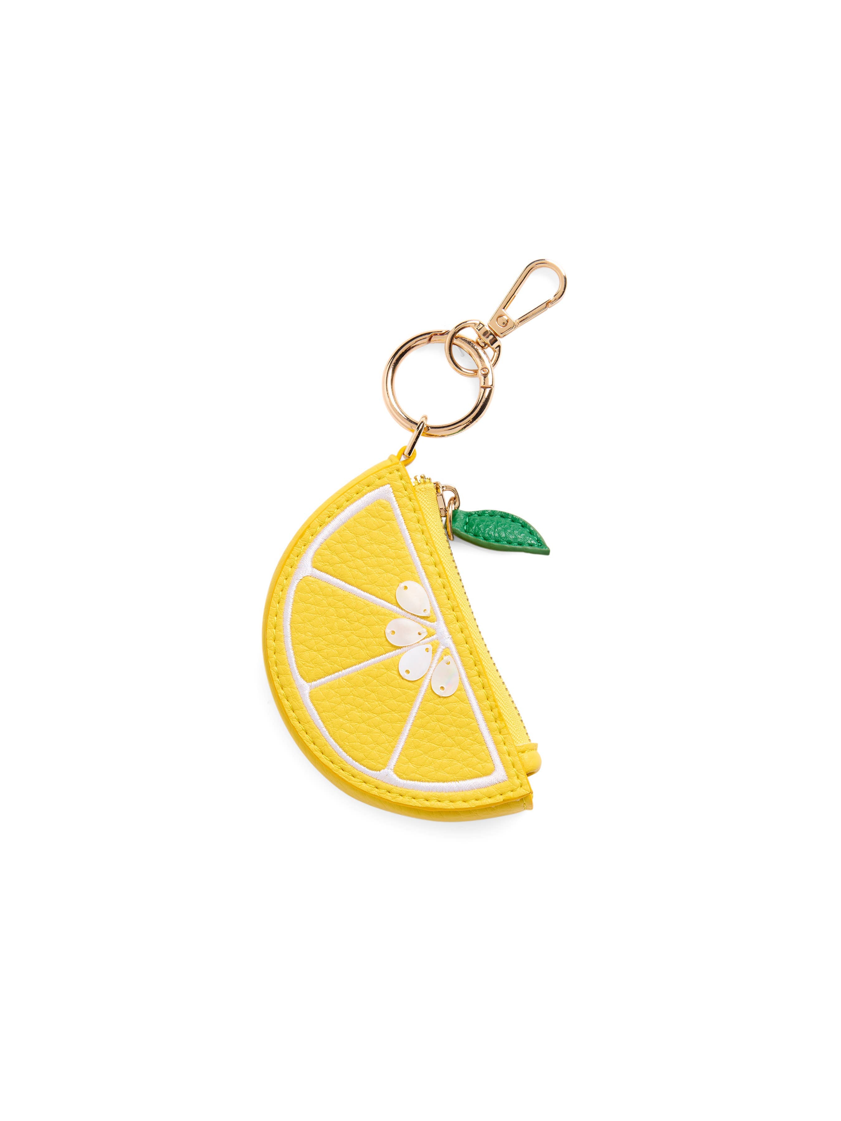 Lemon Zip Key Chain