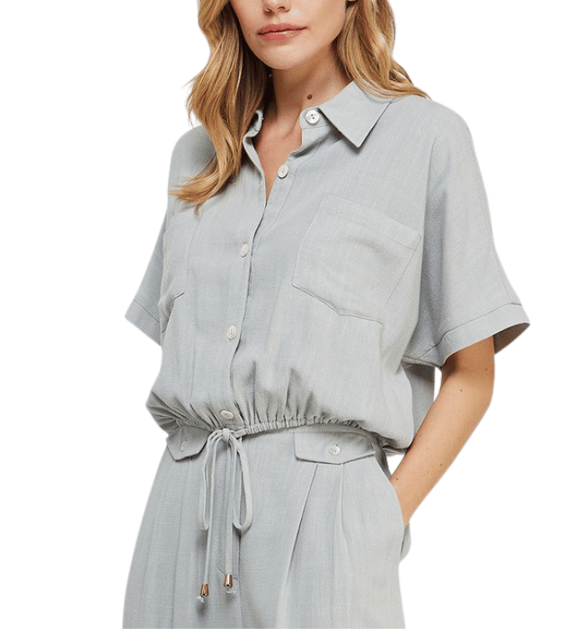 Angie Linen Top