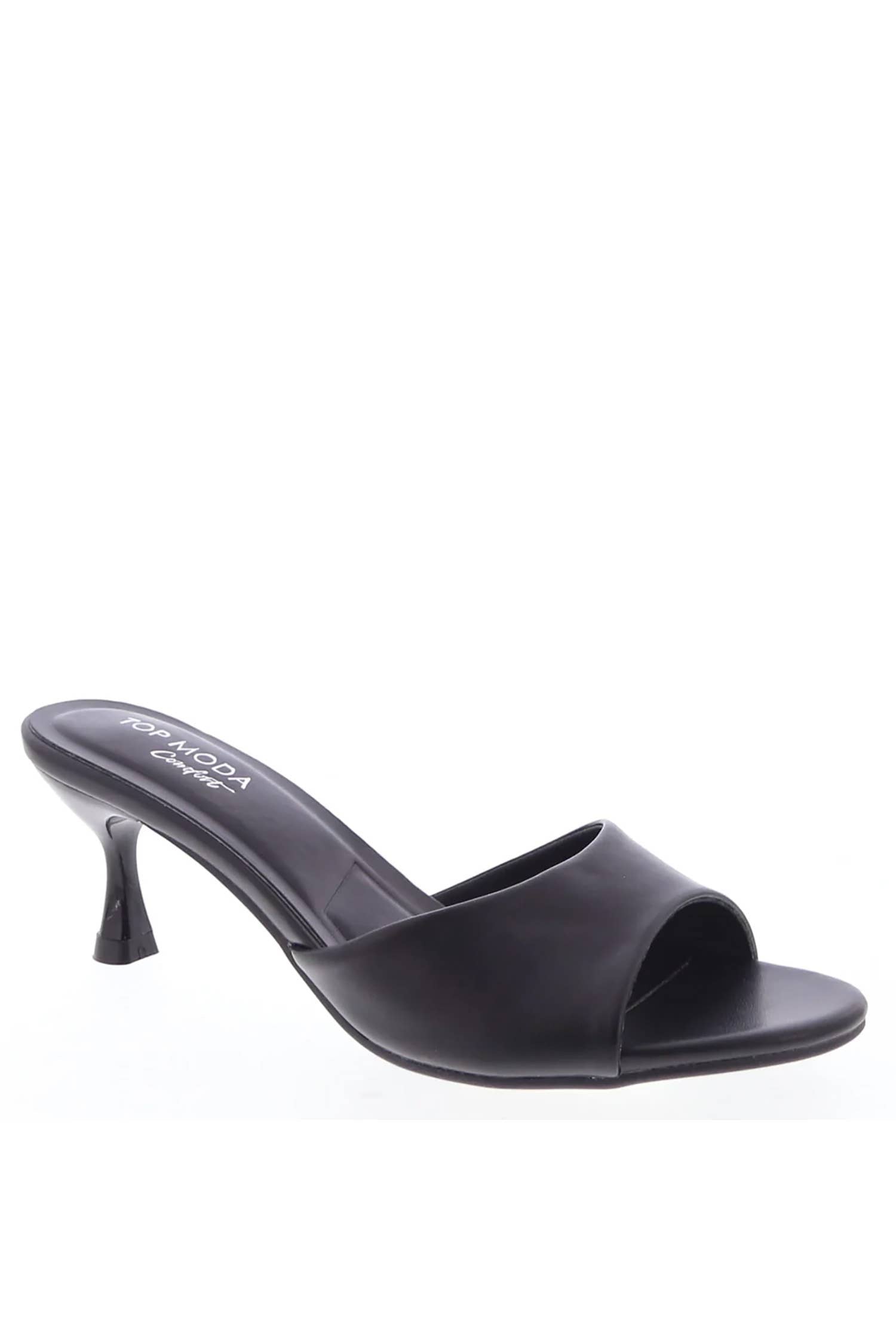 Vegan Leather Kitten Heel