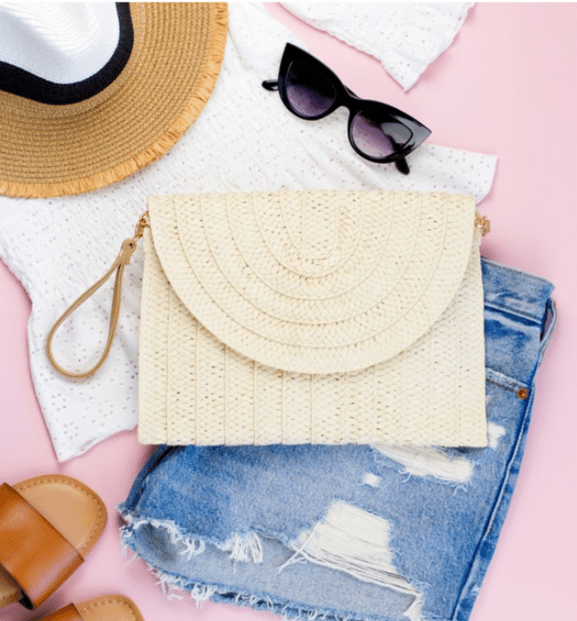 Resort Fold Over Clutch