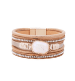 Stone Multilayer Bracelet - Hudson Square Boutique LLC