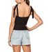 Black Tie Shoulder Tank - Hudson Square Boutique LLC