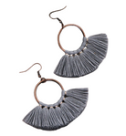 Cherokee Fringe Earrings - Hudson Square Boutique LLC