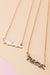 Mama Enameled Script Necklace - Hudson Square Boutique LLC