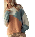 Cassandra Colorblock Sweater - Hudson Square Boutique LLC