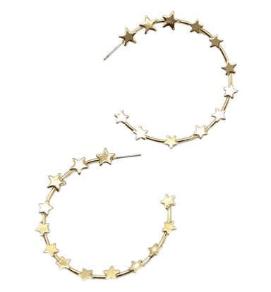 Star Bright Hoops - Hudson Square Boutique LLC