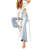 Light High Rise Flare Jeans - Hudson Square Boutique LLC