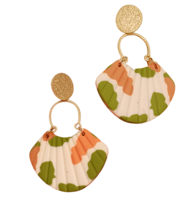 Vienna Printed Earrings