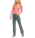 Blushing Pink Cable Knit Sweater - Hudson Square Boutique LLC