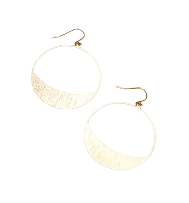 Over The Moon Earrings - Hudson Square Boutique LLC