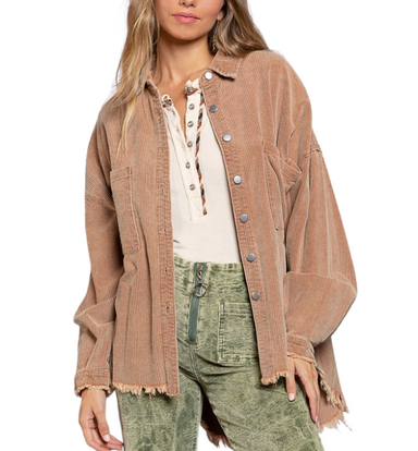 Teddy Corduroy Jacket - Hudson Square Boutique LLC
