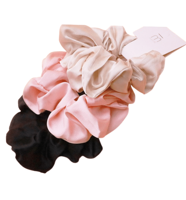 Shauna Oversized Satin Scrunchie - Hudson Square Boutique LLC