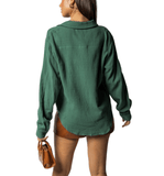 Orchard Gauze Button Down - Hudson Square Boutique LLC