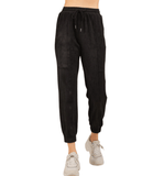 Thea Vegan Suede Jogger - Hudson Square Boutique LLC