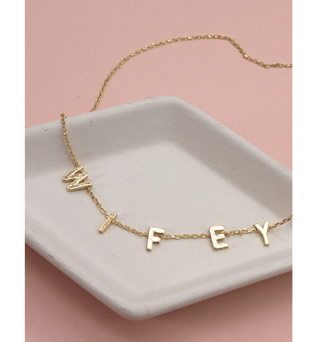 Wifey Necklace - Hudson Square Boutique LLC