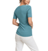 Short Sleeve Henley Top - Hudson Square Boutique LLC